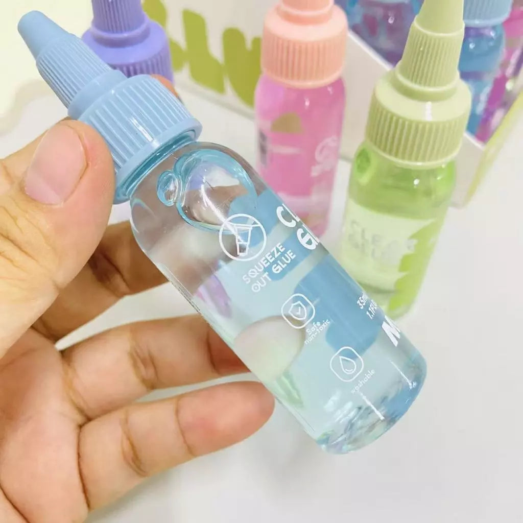 Clear Transparent Glue Bottle