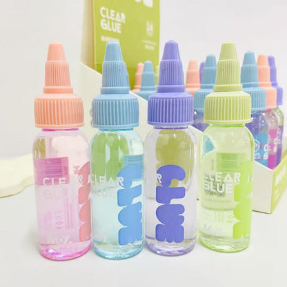 Clear Transparent Glue Bottle