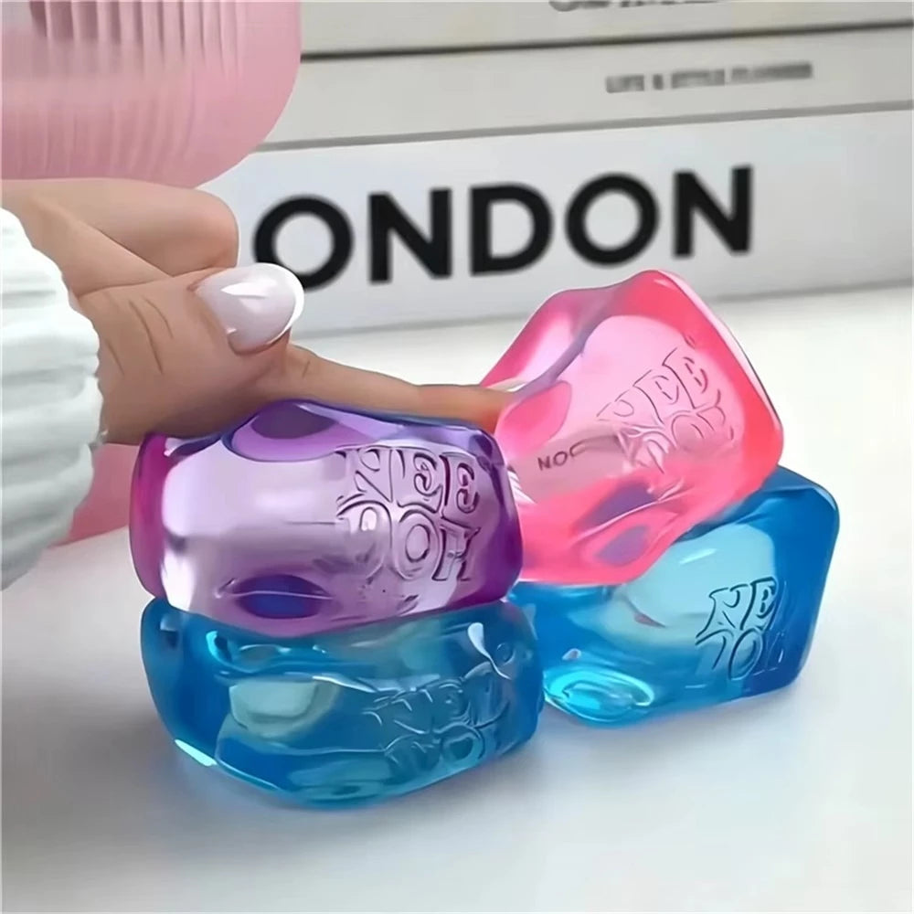 Needoh Nice Ice Baby Cube Squishy | Pack of 4 Needoh