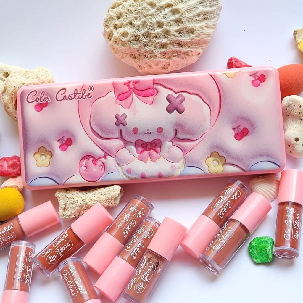 Color Castle Bow Bunny Lip Gloss Set