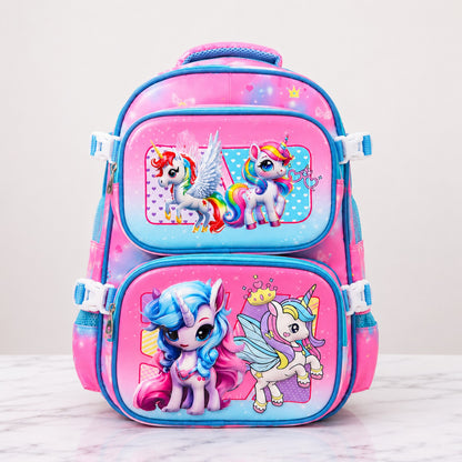 Magic Detachable Pouches 3-Piece School Bag – Premium Quality