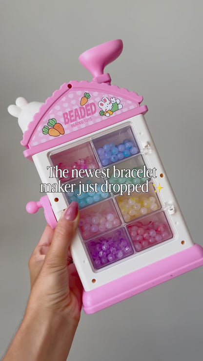 Cute Bunny House Automatic Bead Making Machine for Kids