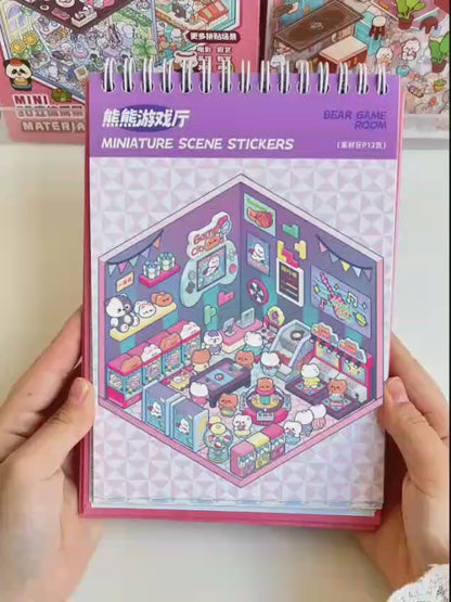 5D Scene Material Book With Tweezer