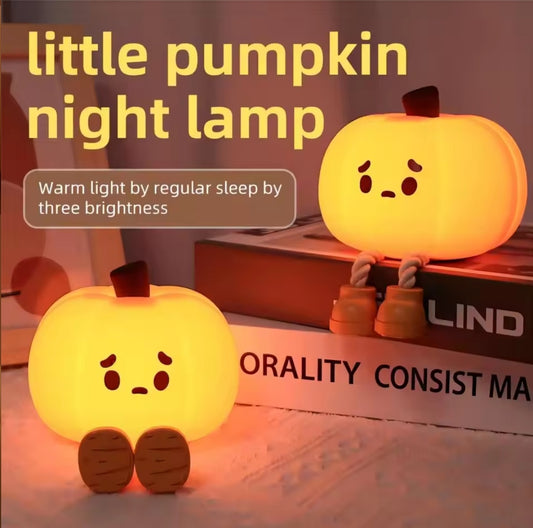 Pumpkin Buddy Silicon Touch Lamp