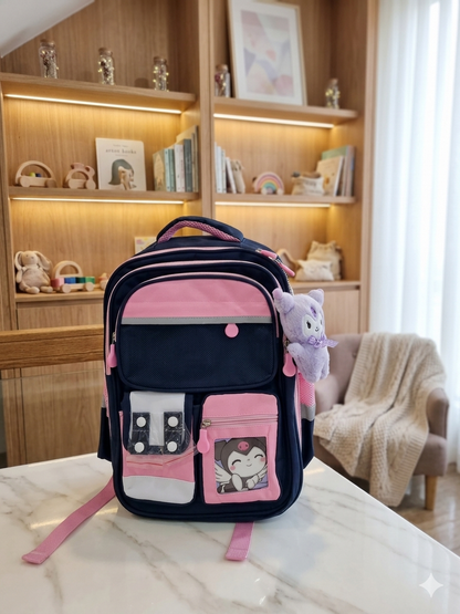 Kawaii School Bag With Hanging