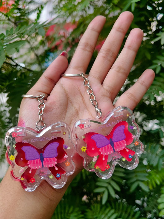 Butterfly Lip & Cheek Blush With Keychain