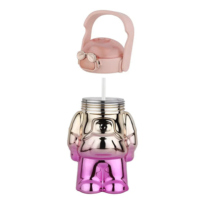Holographic Twin  Robot Water Bottles