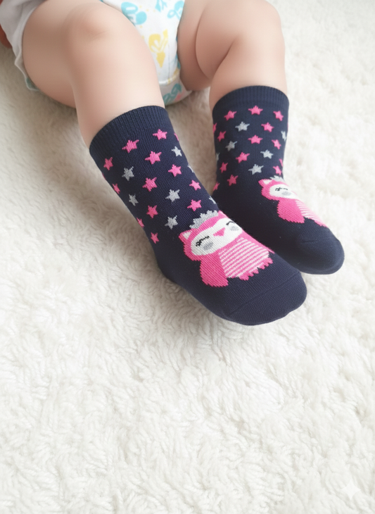 Twinkle Toes Owl Socks (1 to 3 Years)