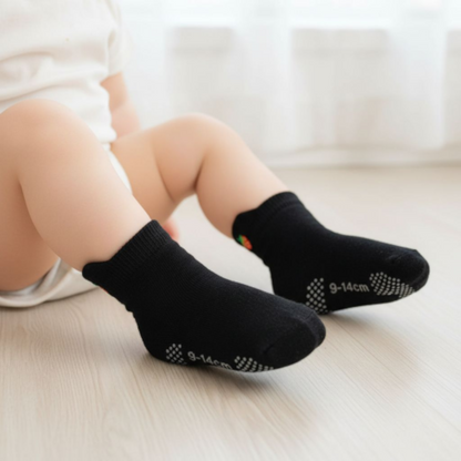 Strawberry Embroidered Anti-Slip Baby Socks