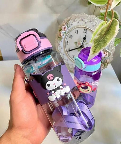 Kuromi, Hello Kitty and Lotso Big Size Water Bottle (750 ml)