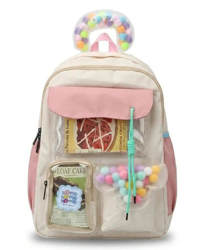 Candy Pop Backpack | Korean Aesthetic College & Montessori Bag Pack