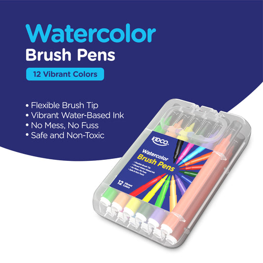 Watercolor Brush Marker Pens