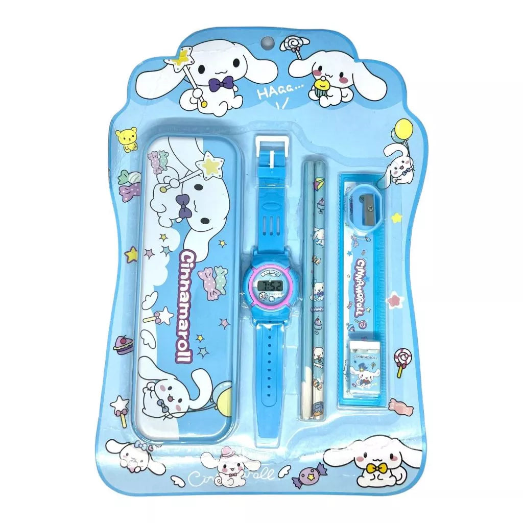 Sanrio Stationery And Watch Gift Set