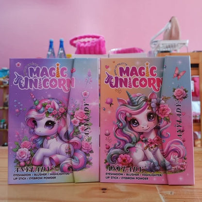 Unicorn Cupcake All-in-One Makeup Palette | Lipsticks | Eyeshadows | Blush
