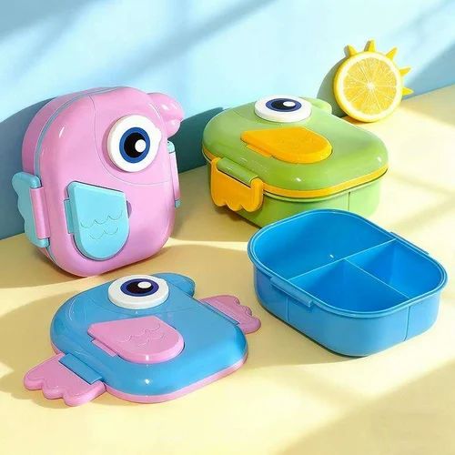 Kids' Bento Lunch Box with "Eye" Sauce Container