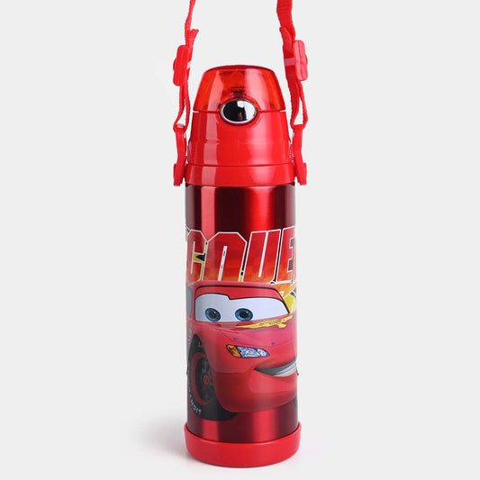 McQueen Cars Stainless Steel Straw Water Bottle