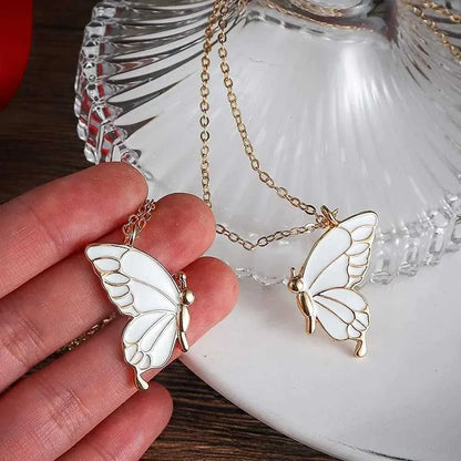 Best Friends Butterfly Necklace Pair