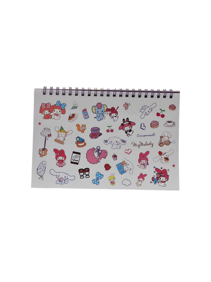 Sanrio & Labubu Sticker Notebook