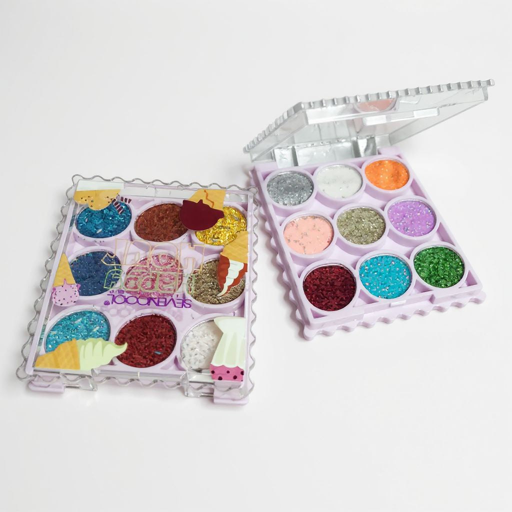 Kawaii Mini Glitter Eyeshadow Pallette