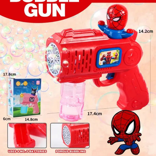 Spiderman Bubble Gun With Solution
