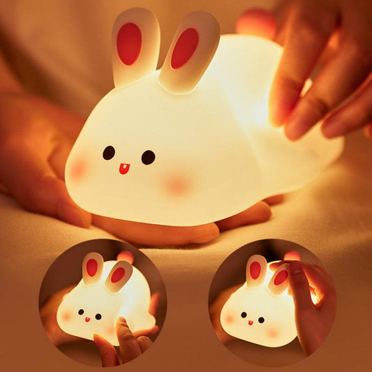 Chargeable Silicon Rabbit Night Lamp
