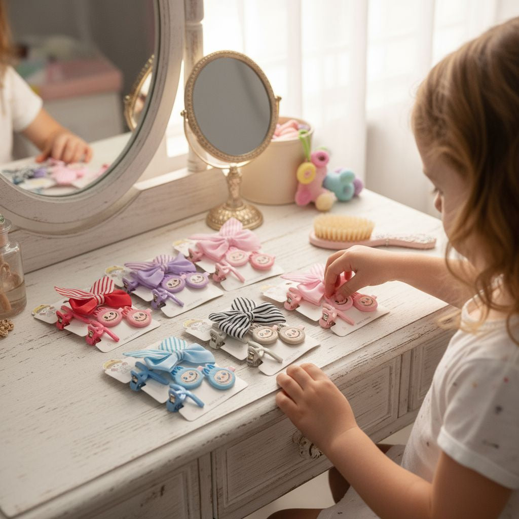 Labubu Hair Clips Set