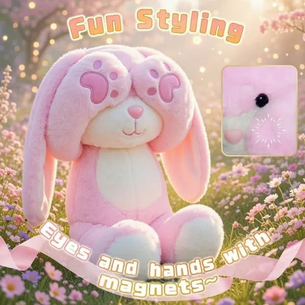 Hide & Seek Love Magnetic Stuffed Bunny 60 cm