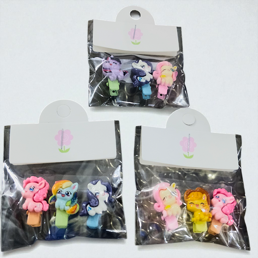 My Little Pony Hair Clips