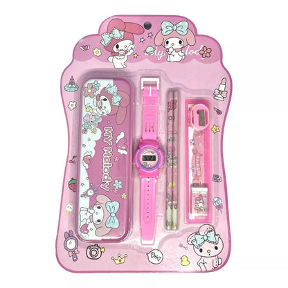 Sanrio Stationery And Watch Gift Set