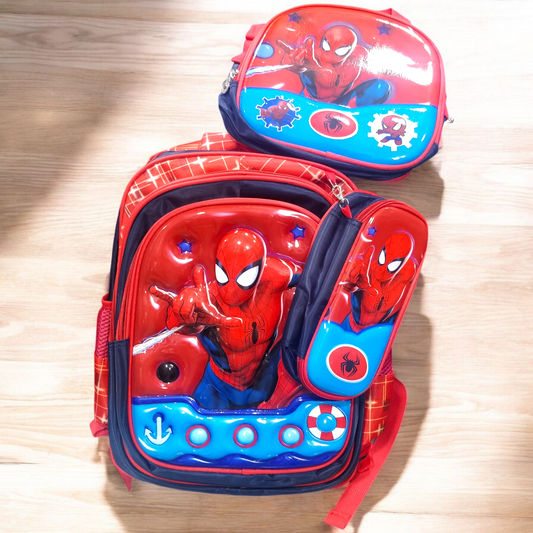 Spiderman 3 Pc School Bag