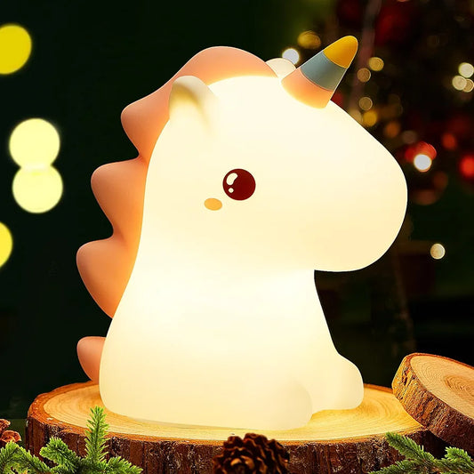 Chargeable Silicone Unicorn Night Lamp