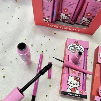 Hello Kitty 3 in 1 Set | Mascara | Eyebrow Pencil | Eye Liner