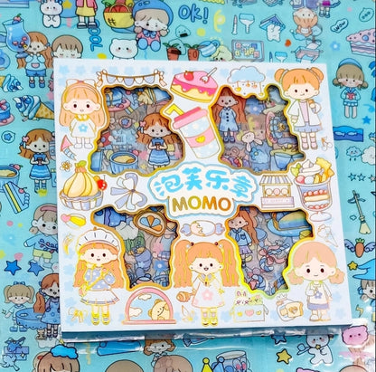 100 Sheets Kawaii Sticker Box