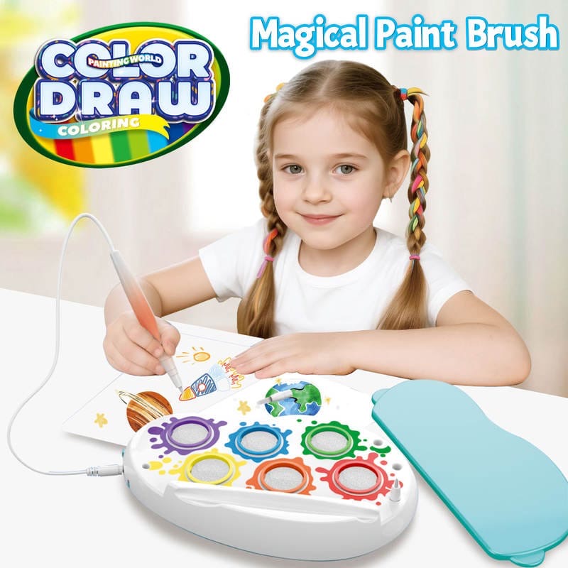 Magic Electric Paint Brush Drawing Pen | Mess Free Painting