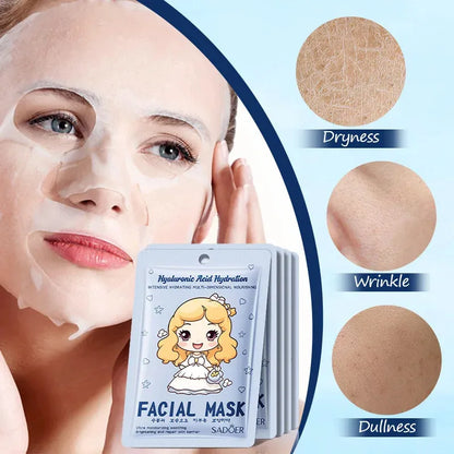 Princess-Themed Facial Masks – Cute & Effective Skincare Collection(Set Of 3)
