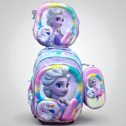 Frozen | Elsa 3 pc High Quality School Bag Set