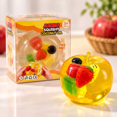 Jumbo Coconut Oil Vaseline Squishy Apple – Big Size Fidget Toy
