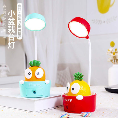 2 in 1 Carrot Chargeable Lamp With Sharpener