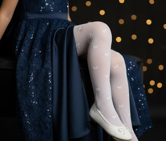 Ballerina 🩰 white bow leggings