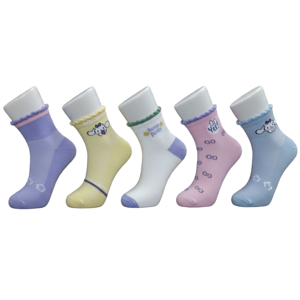 Sanrio Family Socks (Set Of 5 Pairs)
