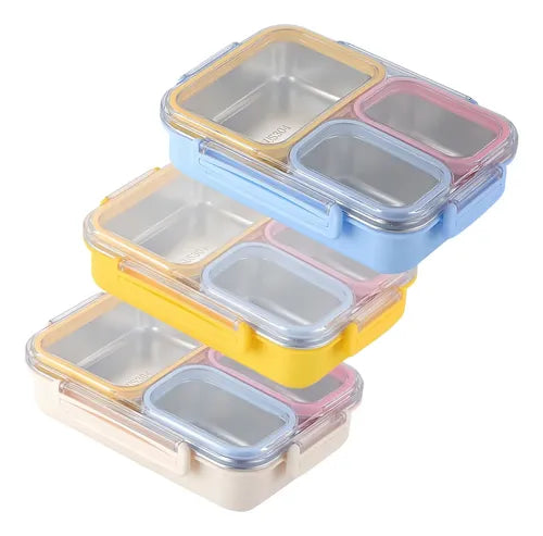 Premium Kawaii SUS 304 Stainless Steel Bento Lunch Box for Kids