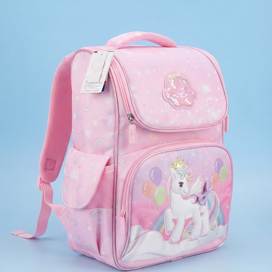 Premium Unicorn School Bag for Kids – Perfect for Montessori to Grade 1