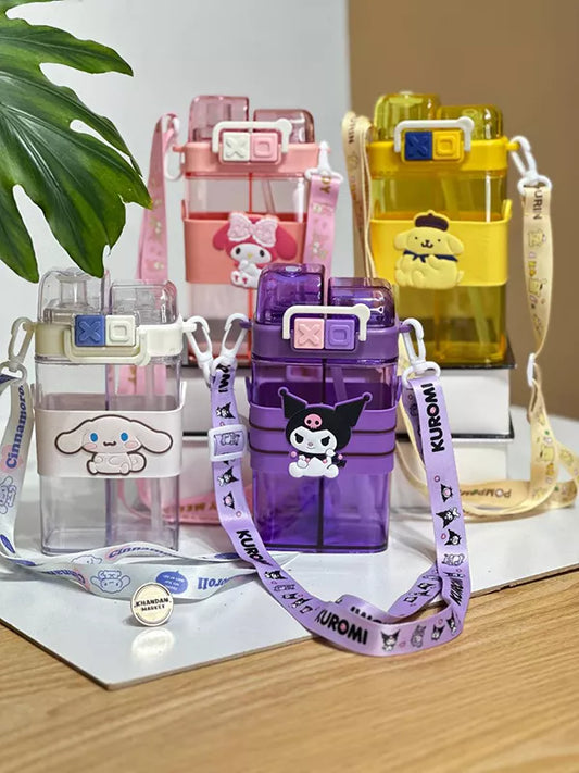 Sanrio Two Way 2 In 1  Partician Water Bottle