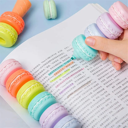 Macaron 6 In 1 Highlighter Pen