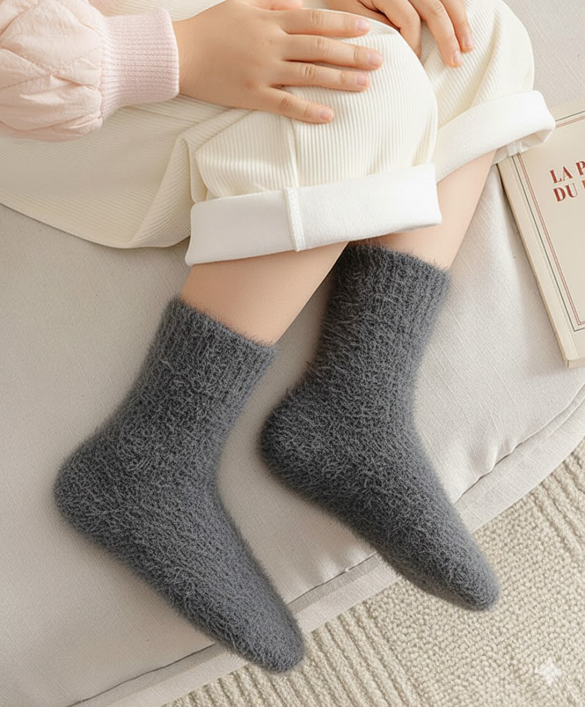Kids Thermal Wool Fur Socks