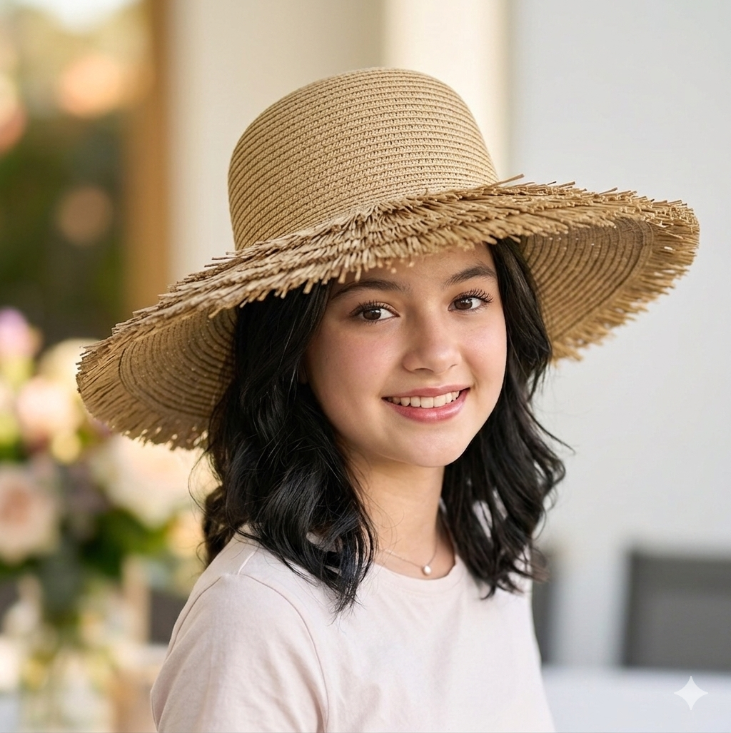 Vintage Girls Summer Hat