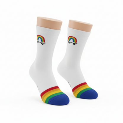 Rainbow Socks For Girls