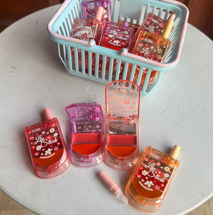 Mobile Phone Lipgloss | Lipbalm Pallete With Wand