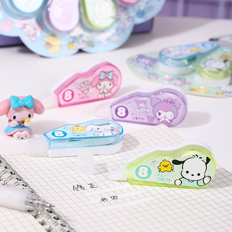 Sanrio Set Of 4 Correction Tapes