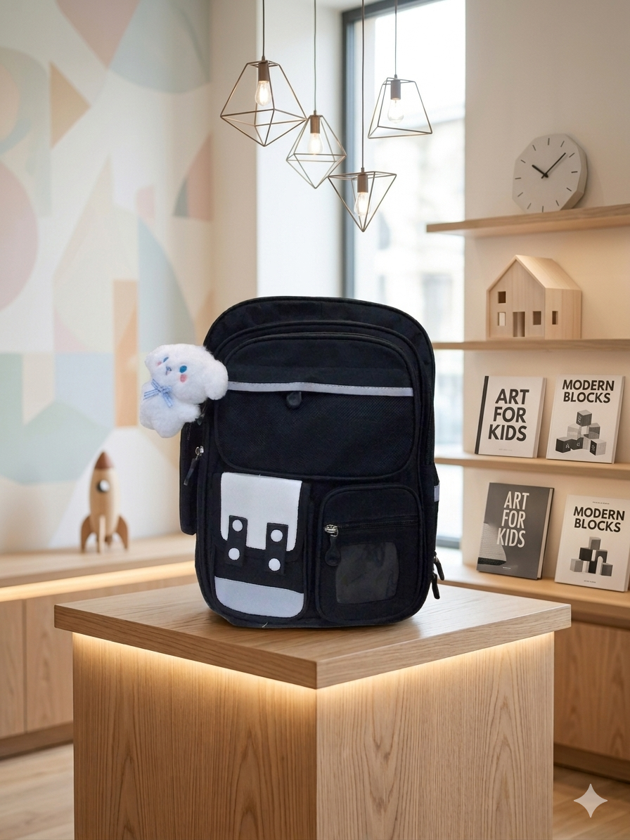 Kawaii School Bag With Hanging